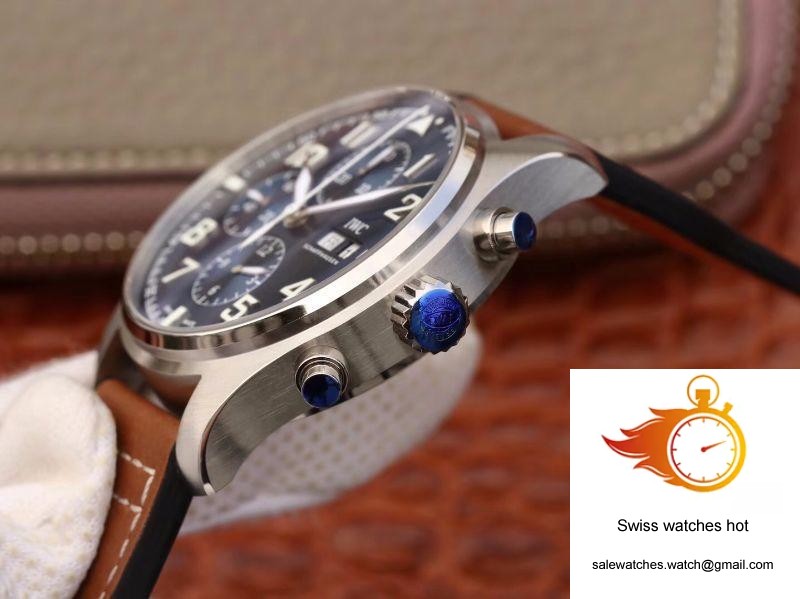 IWC Pilot Chronograph Edition Le Petit Prince IW377714 ZF Factory Blue Dial 6 IWC Pilot Chronograph Edition Le Petit Prince IW377714 ZF Factory Blue Dial 6