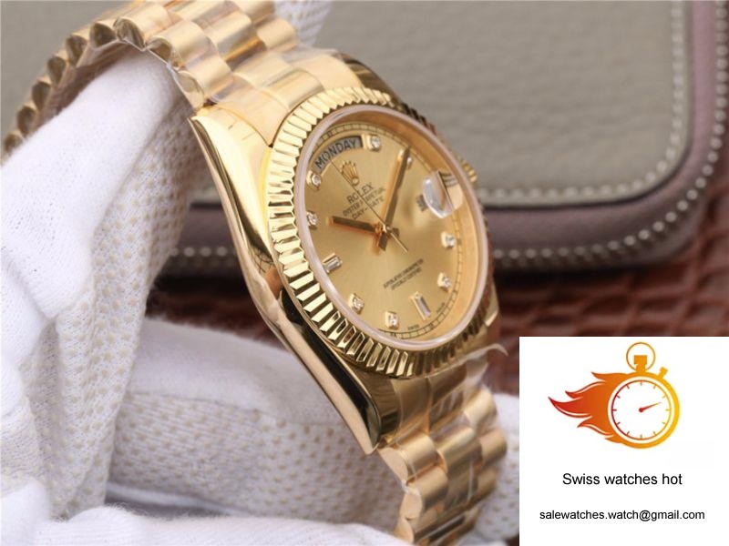 Rolex Day-Date II 218238 40MM EW Factory 18K Yellow Gold Dial 6 Rolex Day-Date II 218238 40MM EW Factory 18K Yellow Gold Dial 6