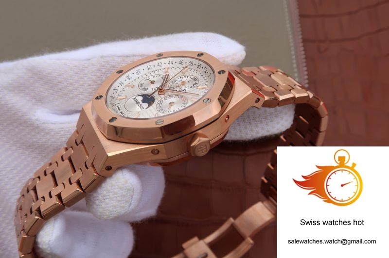 Audemars Piguet Royal Oak 41MM 26574OR.OO.1220OR.01 JF Factory White Dial 6 Audemars Piguet Royal Oak 41MM 26574OR.OO.1220OR.01 JF Factory White Dial 6