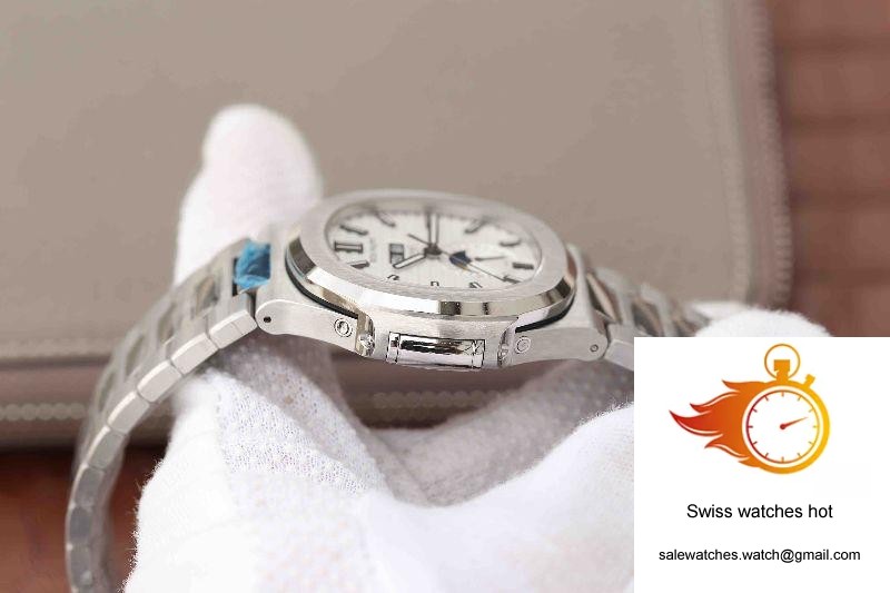 Patek Philippe Nautilus Annual Calendar Moonphase 5726/1A-010 KM Factory White Dial 6 Patek Philippe Nautilus Annual Calendar Moonphase 5726/1A-010 KM Factory White Dial 6