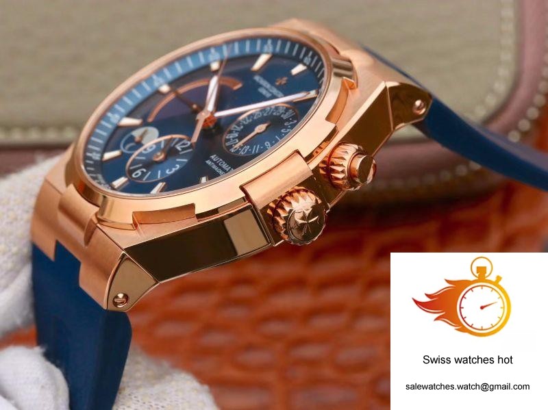 Vacheron Constantin Overseas 44mm TWA Factory 18K Rose Gold Blue Dial 6 Vacheron Constantin Overseas 44mm TWA Factory 18K Rose Gold Blue Dial 6