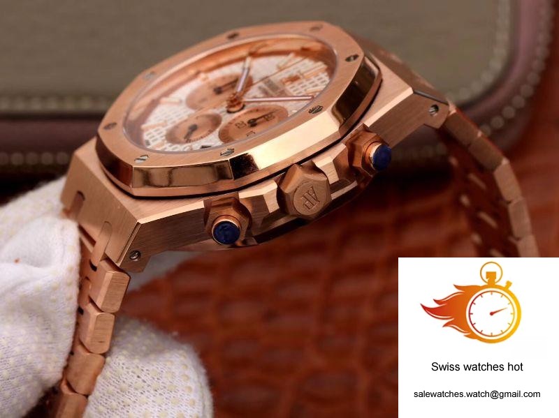 Audemars Piguet Royal Oak Chronograph 26315OR.OO.1256OR.01 OM Factory White Dial 6 Audemars Piguet Royal Oak Chronograph 26315OR.OO.1256OR.01 OM Factory White Dial 6