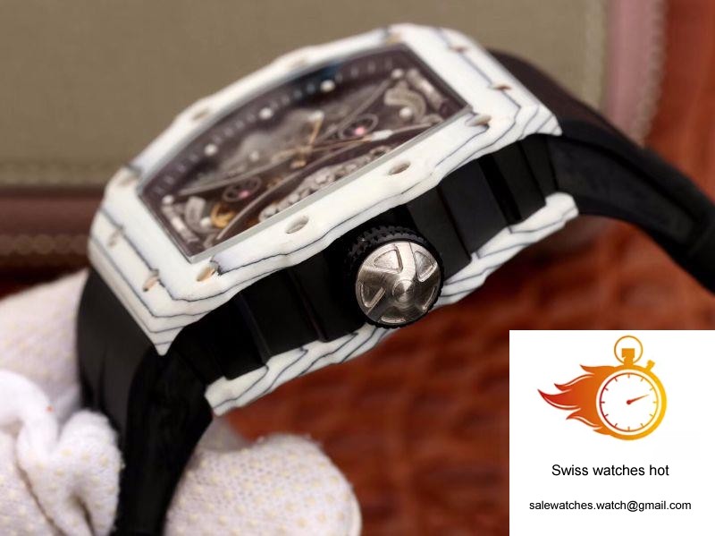 Richard Mille RM53-01 White Ceramic Case Skeleton Dial 6 Richard Mille RM53-01 White Ceramic Case Skeleton Dial 6
