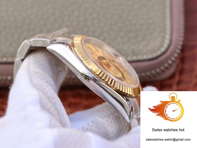 Rolex SKY-DWELLER 326938-72418 Gold Dial 6 Rolex SKY-DWELLER 326938-72418 Gold Dial 6