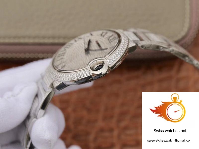 Ballon Bleu De Cartier WE9009Z3 42mm TW Factory Silver Diamond Dial 6 Ballon Bleu De Cartier WE9009Z3 42mm TW Factory Silver Diamond Dial 6