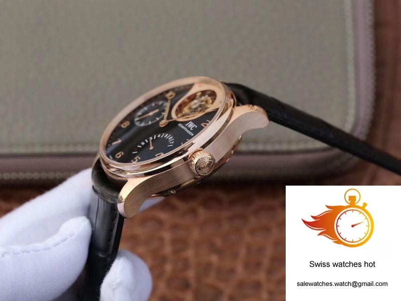 ZF Factory IWC Portuguese Tourbillon IW504210 18K Rose Gold Black Dial 6 ZF Factory IWC Portuguese Tourbillon IW504210 18K Rose Gold Black Dial 6