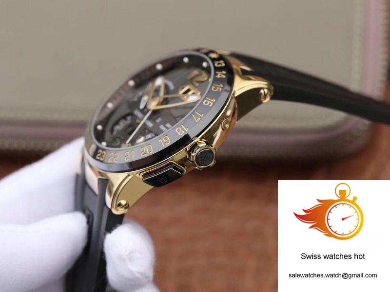 Ulysse Nardin El Toro 322-00-3 18K Yellow Gold Black Dial 6 Ulysse Nardin El Toro 322-00-3 18K Yellow Gold Black Dial 6