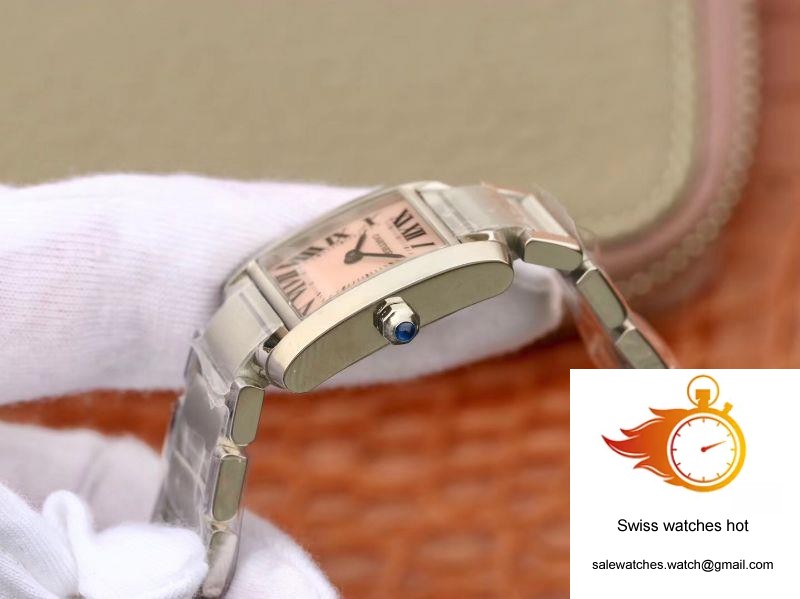Cartier Tank Francaise Ladies W51028Q3 Pink Dial 6 Cartier Tank Francaise Ladies W51028Q3 Pink Dial 6
