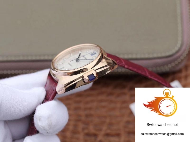 Cle De Cartier Automatic 35mm WJCL0032 18K Rose Gold Silver-gray Dial 6 Cle De Cartier Automatic 35mm WJCL0032 18K Rose Gold Silver-gray Dial 6