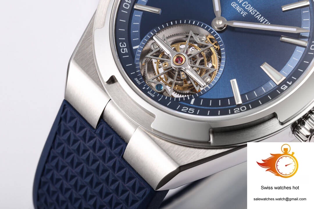 Vacheron Constantin Overseas Tourbillon 6000V/110A-B544 BBR Factory Blue Rubber Strap 6 Vacheron Constantin Overseas Tourbillon 6000V/110A-B544 BBR Factory Blue Rubber Strap 6