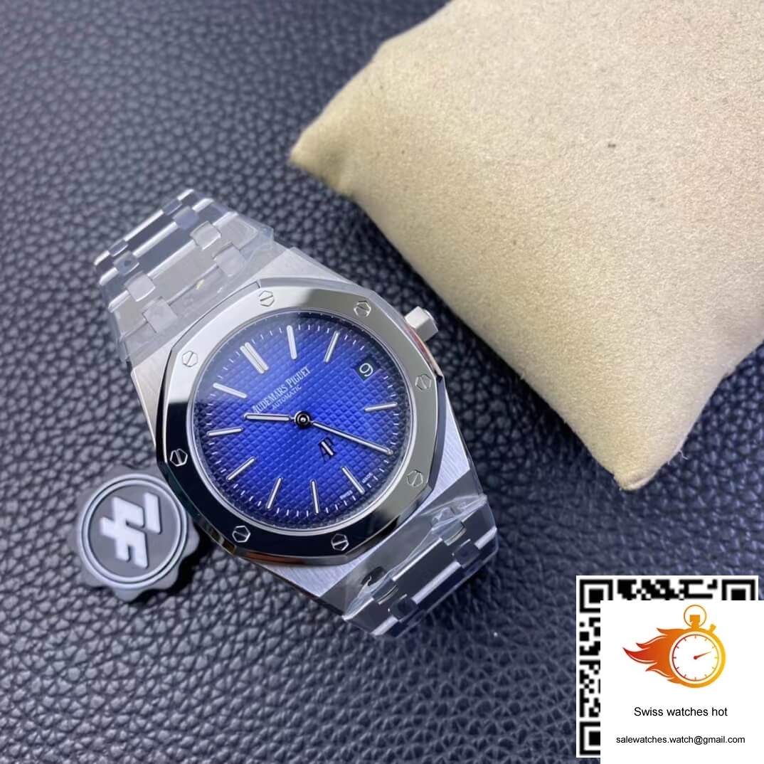 Audemars Piguet Royal Oak 15202IP.OO.1240IP.01 ZF Factory Smoked Blue Dial 6 Audemars Piguet Royal Oak 15202IP.OO.1240IP.01 ZF Factory Smoked Blue Dial 6