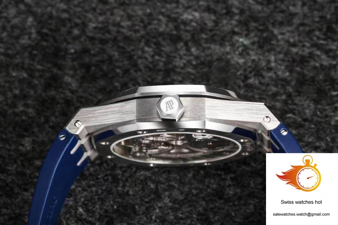 Audemars Piguet Royal Oak Tourbillon R8 Factory V3 Blue Strap 6 Audemars Piguet Royal Oak Tourbillon R8 Factory V3 Blue Strap 6