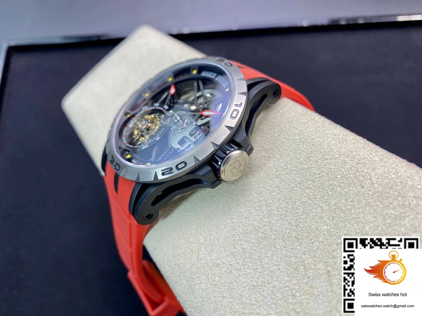 Roger Dubuis Excalibur RDDBEX0549 BBR Factory Tourbillon Titanium Case 6 Roger Dubuis Excalibur RDDBEX0549 BBR Factory Tourbillon Titanium Case 6