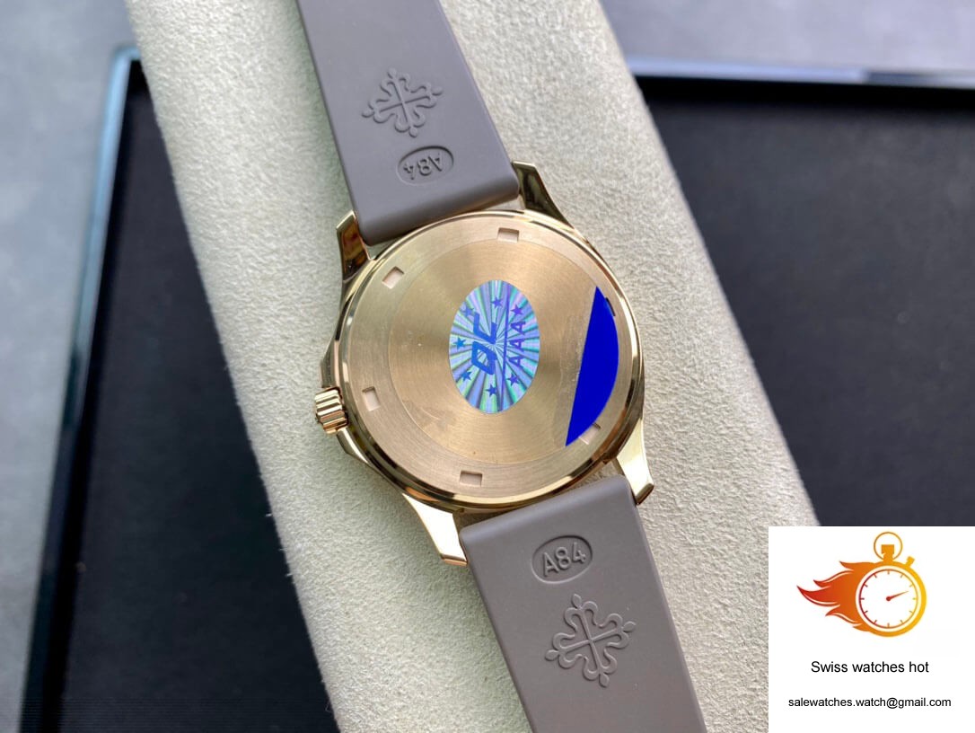 Patek Philippe Aquanaut Quartz Ladies 5067A PPF Factory Rose Gold Diamond-set Bezel 6 Patek Philippe Aquanaut Quartz Ladies 5067A PPF Factory Rose Gold Diamond-set Bezel 6