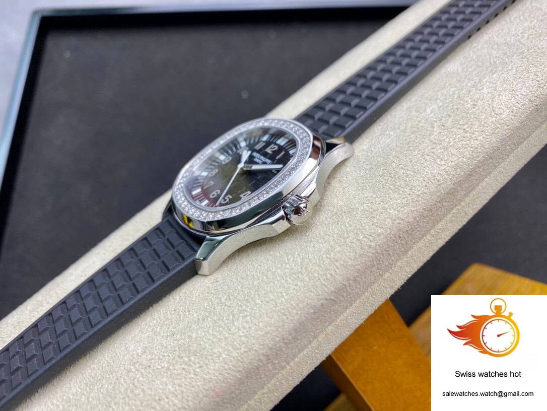 Patek Philippe Aquanaut Quartz Ladies 5067A-001 PPF Factory Diamond-set Bezel 6 Patek Philippe Aquanaut Quartz Ladies 5067A-001 PPF Factory Diamond-set Bezel 6