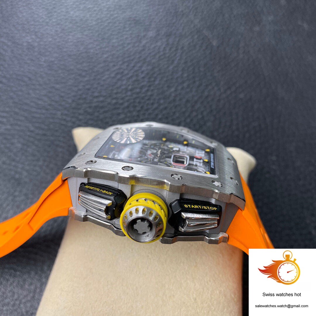 Richard Mille RM11-03 KV Factory Orange Rubber Strap 6 Richard Mille RM11-03 KV Factory Orange Rubber Strap 6