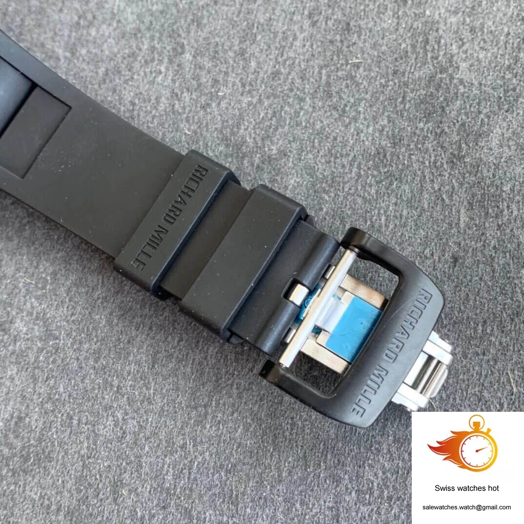 Richard Mille RM035-02 KV Factory Carbon Fiber Black Rubber Strap 6 Richard Mille RM035-02 KV Factory Carbon Fiber Black Rubber Strap 6