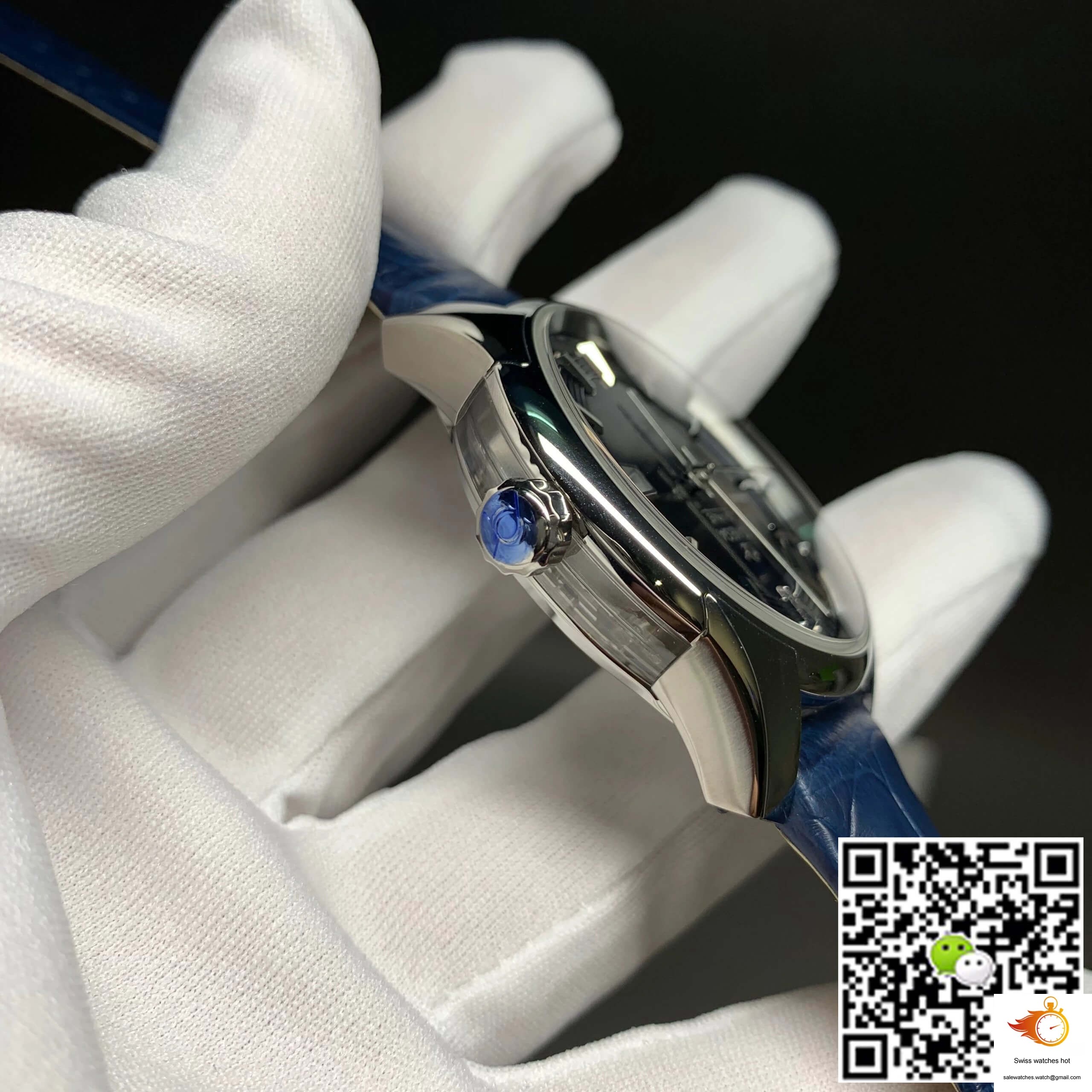 Omega De Ville 433.33.41.21.03.001 VS Factory Blue Dial 6 Omega De Ville 433.33.41.21.03.001 VS Factory Blue Dial 6