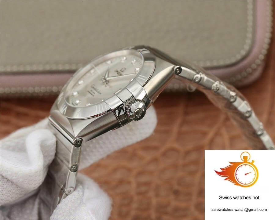 Omega Constellation 123.10.38.21.52.001 VS Factory Silver Dial 6 Omega Constellation 123.10.38.21.52.001 VS Factory Silver Dial 6