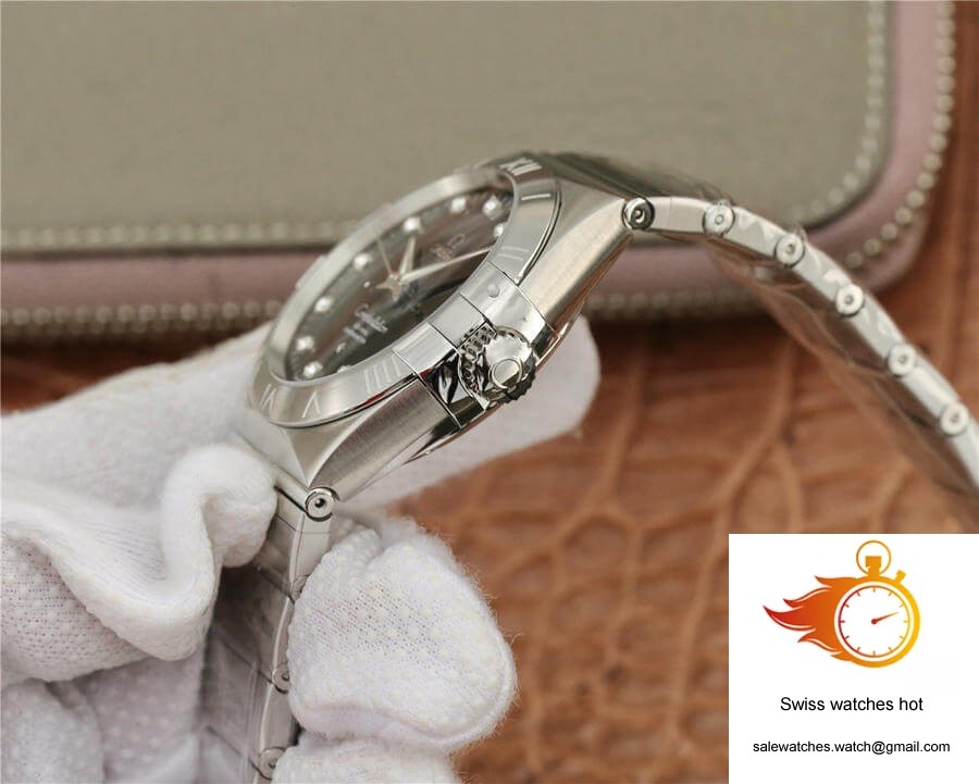 Omega Constellation 123.10.38.21.51.001 VS Factory Diamond-set Dial 6 Omega Constellation 123.10.38.21.51.001 VS Factory Diamond-set Dial 6