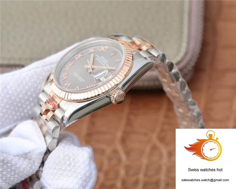 Rolex Datejust 116231-0087 36MM GM Factory Rose Gold Silver Dial 6 Rolex Datejust 116231-0087 36MM GM Factory Rose Gold Silver Dial 6