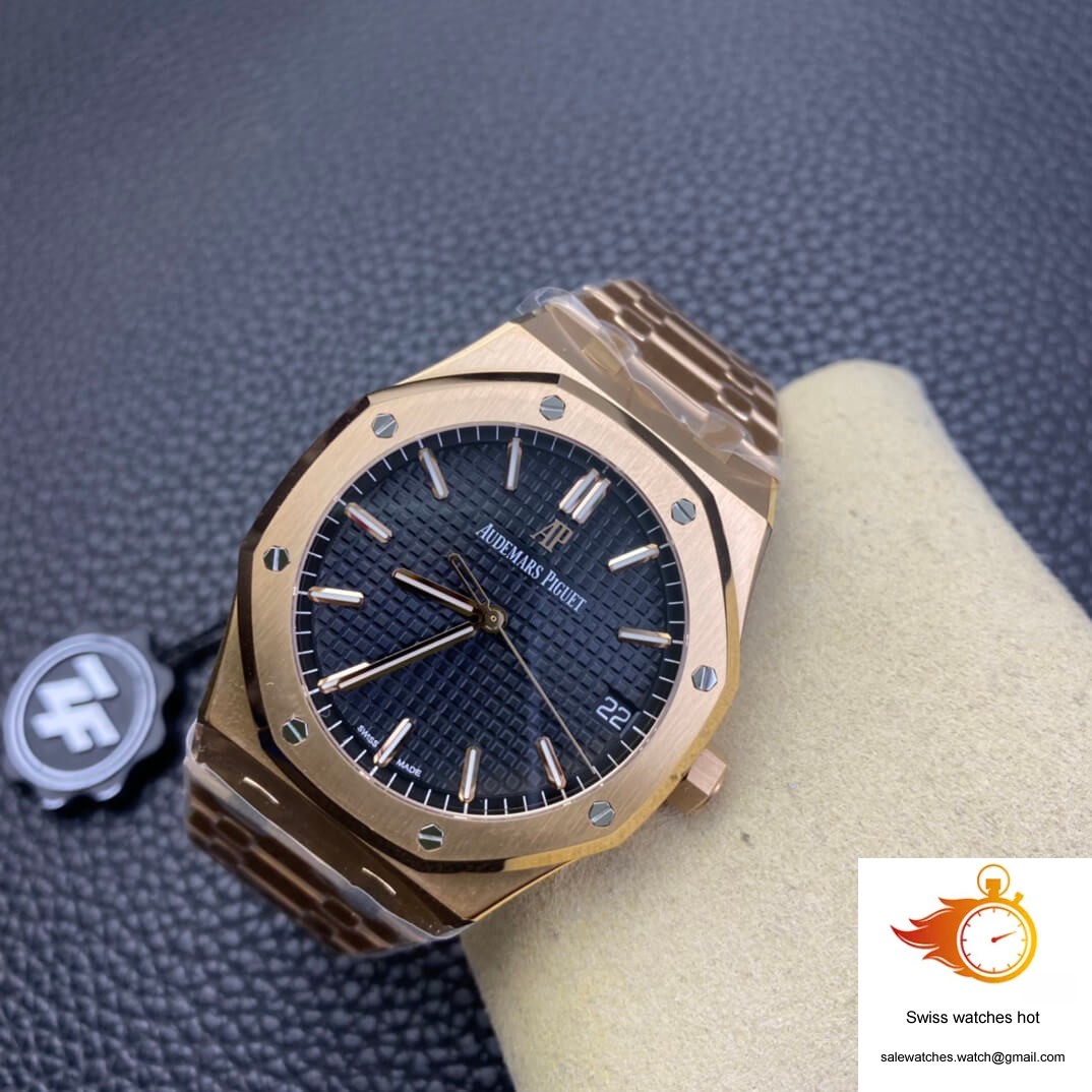Audemars Piguet Royal Oak 15500OR.OO.1220OR.01 ZF Factory Rose Gold Version Black Dial 6 Audemars Piguet Royal Oak 15500OR.OO.1220OR.01 ZF Factory Rose Gold Version Black Dial 6