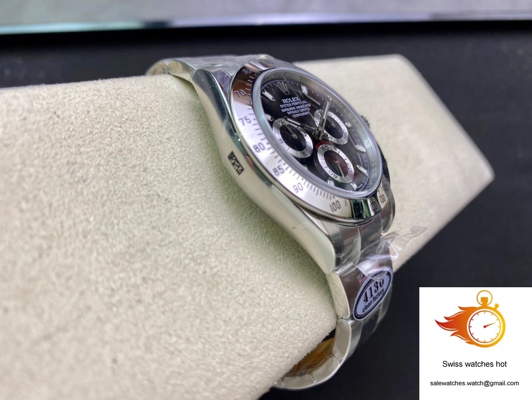 Rolex Cosmograph Daytona 116520 Clean Factory Stainless Steel Bezel 6 Rolex Cosmograph Daytona 116520 Clean Factory Stainless Steel Bezel 6
