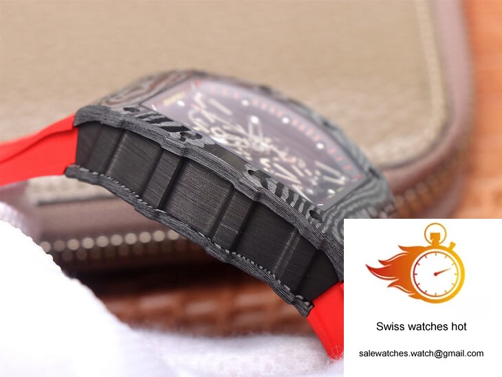Richard Mille RM35-02 ZF Factory Red Rubber Strap 6 Richard Mille RM35-02 ZF Factory Red Rubber Strap 6