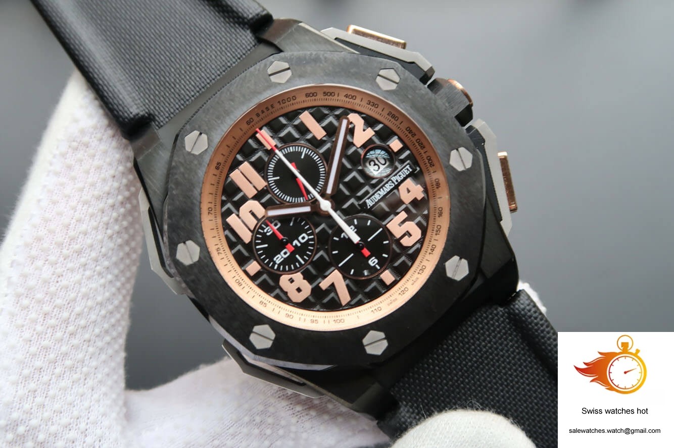 Audemars Piguet Royal Oak Offshore 26378IO.OO.A001KE.01 JF Factory V2 Black Dial 6 Audemars Piguet Royal Oak Offshore 26378IO.OO.A001KE.01 JF Factory V2 Black Dial 6