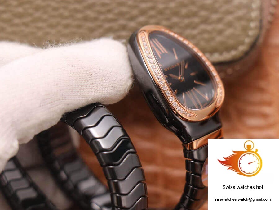Bvlgari Serpenti 102532 BV Factory Rose Gold Diamond 6 Bvlgari Serpenti 102532 BV Factory Rose Gold Diamond 6
