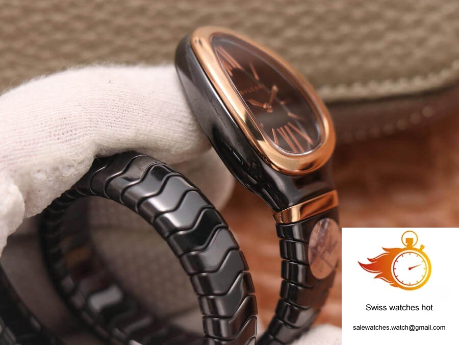 Bvlgari Serpenti 102735 BV Factory Rose Gold Black Dial 6 Bvlgari Serpenti 102735 BV Factory Rose Gold Black Dial 6