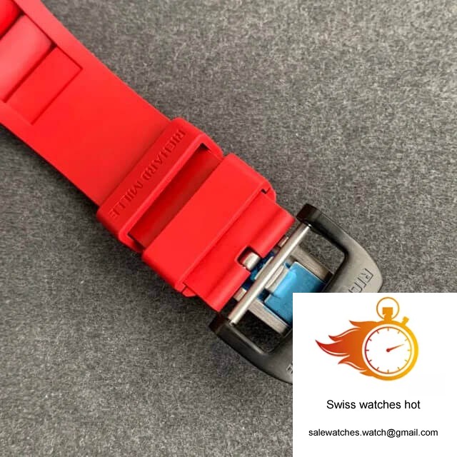 Richard Mille RM-011 KV Factory V2 Forged Carbon Case Rubber Strap 6 Richard Mille RM-011 KV Factory V2 Forged Carbon Case Rubber Strap 6