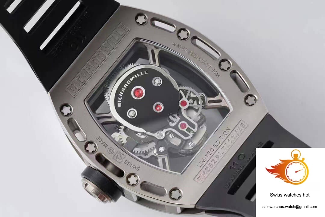 Richard Mille RM052 Tourbillon EUR Factory Titanium Skull Dial 6 Richard Mille RM052 Tourbillon EUR Factory Titanium Skull Dial 6