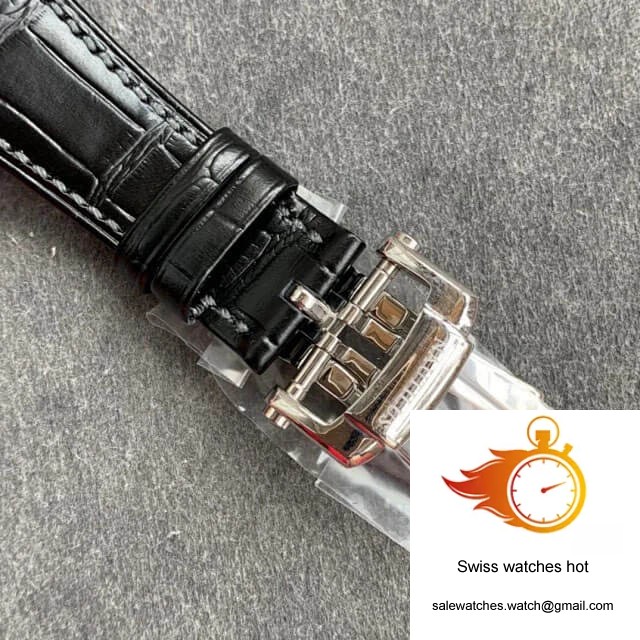 Patek Philippe Nautilus 5726/1A-010 GR Factory Black Leather Strap 6 Patek Philippe Nautilus 5726/1A-010 GR Factory Black Leather Strap 6