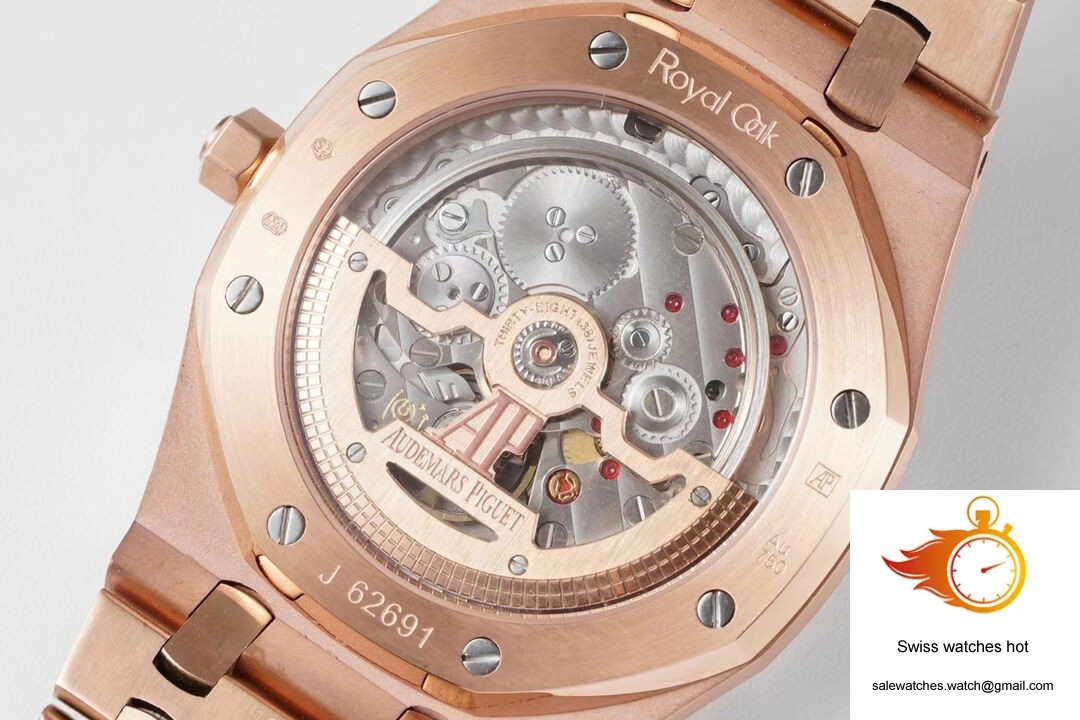 Audemars Piguet Royal Oak 15202OR.OO.1240OR.01 KZ Factory Rose Gold Blue Dial 6 Audemars Piguet Royal Oak 15202OR.OO.1240OR.01 KZ Factory Rose Gold Blue Dial 6