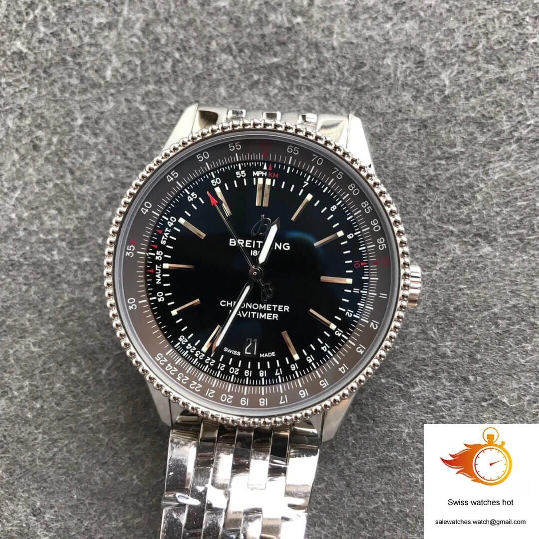 Breitling Navitimer 1 A17326241B1A1 V7 Factory Black Dial 6 Breitling Navitimer 1 A17326241B1A1 V7 Factory Black Dial 6