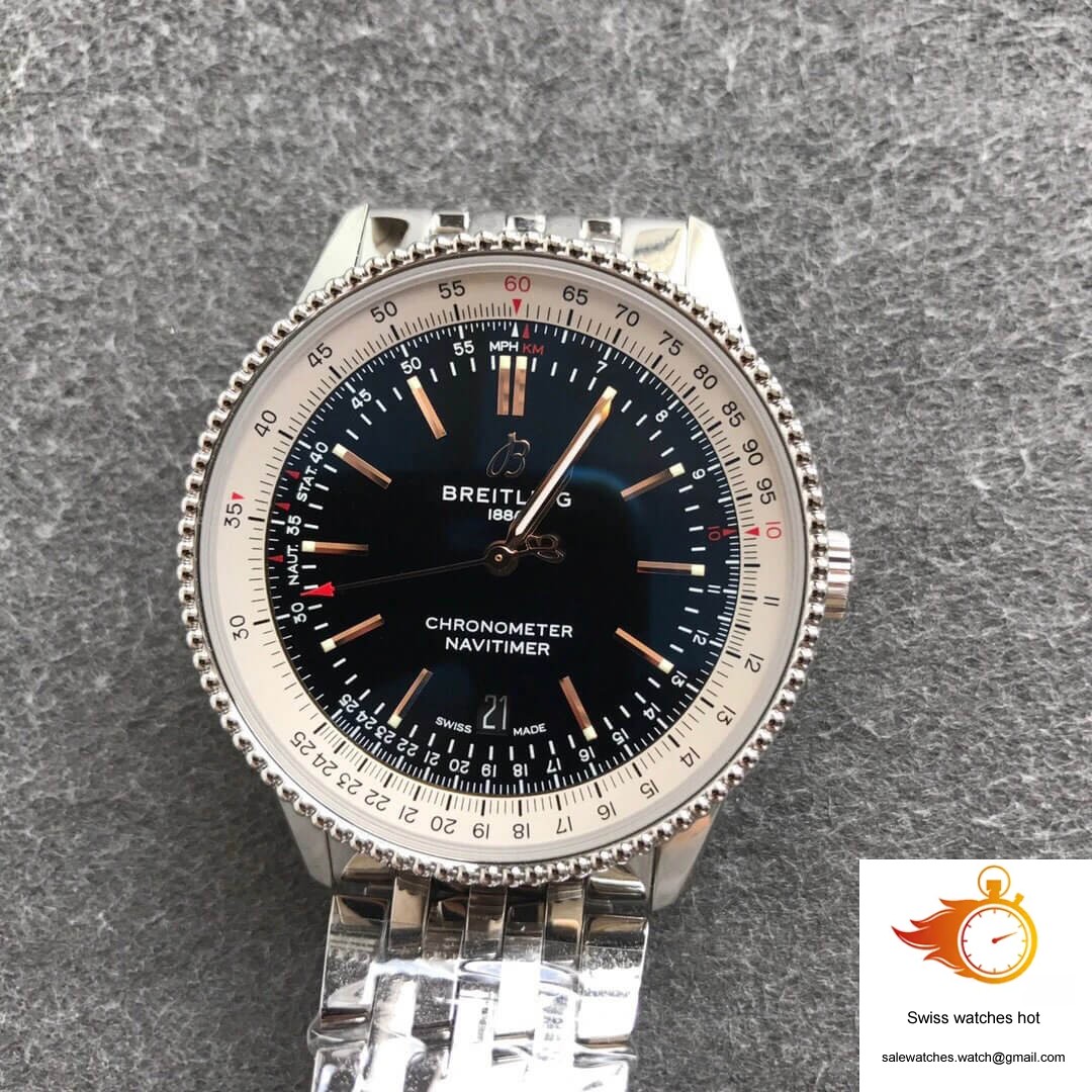 Breitling Navitimer 1 A17326211B1A1 V7 Factory Black Dial 6 Breitling Navitimer 1 A17326211B1A1 V7 Factory Black Dial 6