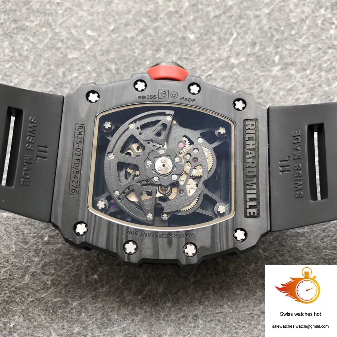 Richard Mille RM35-02 KV Factory V3 Carbon Fiber Black Strap 6 Richard Mille RM35-02 KV Factory V3 Carbon Fiber Black Strap 6