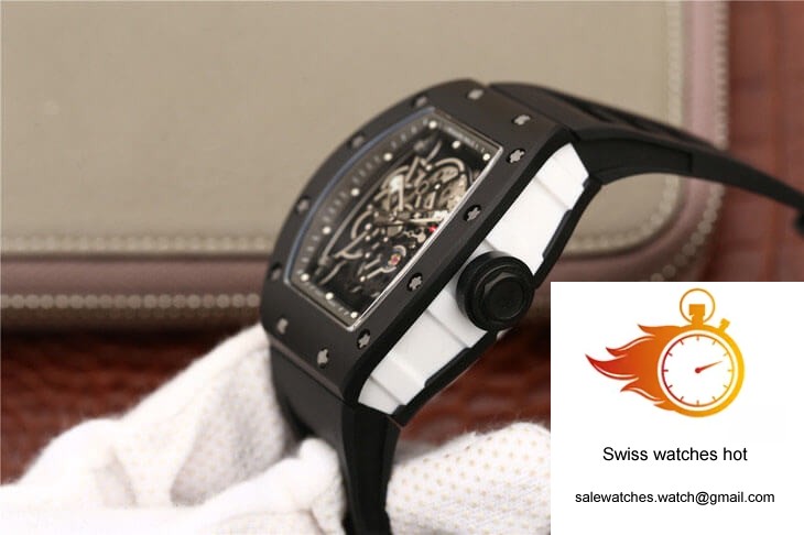 Richard Mille RM055 KV Factory Ceramics Black Strap 6 Richard Mille RM055 KV Factory Ceramics Black Strap 6