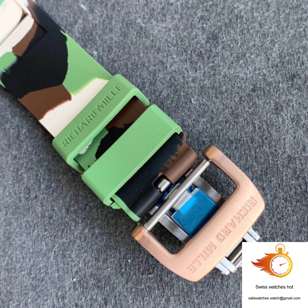 Richard Mille RM11 KV Factory Rose Gold Camouflage Strap 6 Richard Mille RM11 KV Factory Rose Gold Camouflage Strap 6