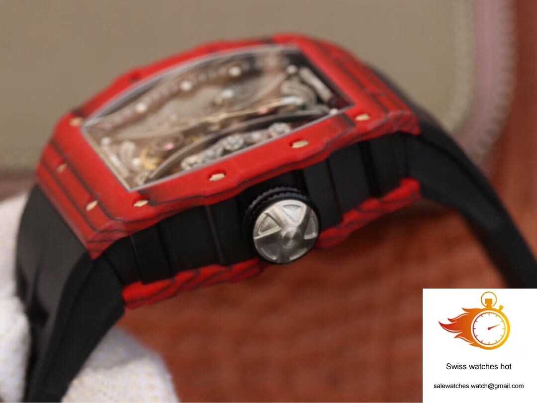 Richard Mille RM53-01 KV Factory TPT Carbon Fiber Black Strap 6 Richard Mille RM53-01 KV Factory TPT Carbon Fiber Black Strap 6