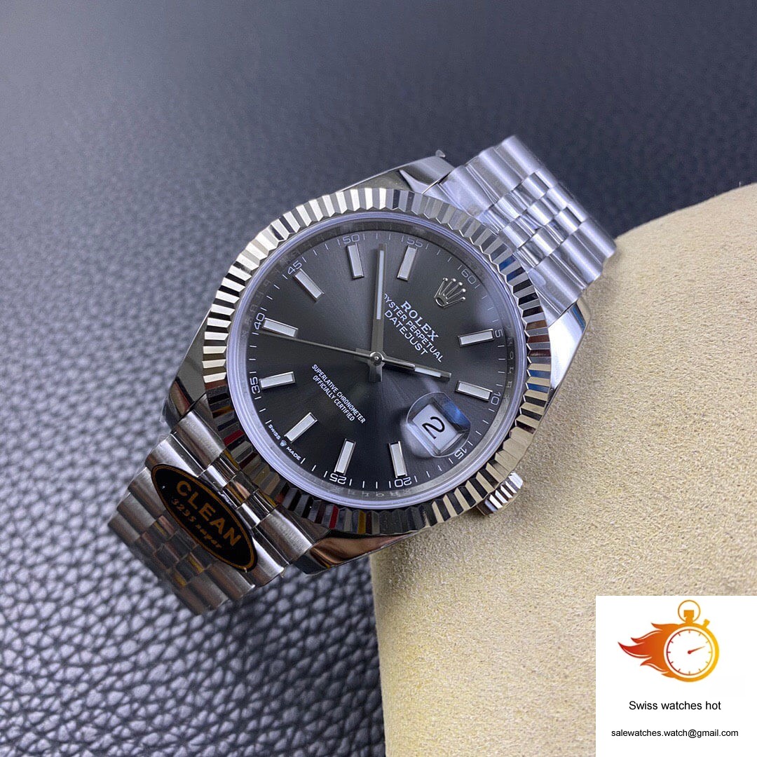 Rolex Datejust M126334-0014 Clean Factory Grey Dial 904L Stainless Steel 6 Rolex Datejust M126334-0014 Clean Factory Grey Dial 904L Stainless Steel 6
