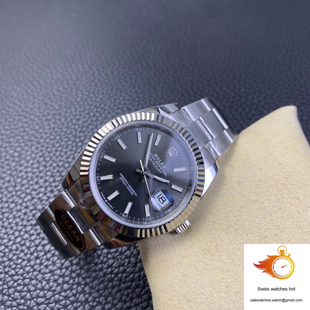 Rolex Datejust M126334-0013 Clean Factory Grey Dial 6 Rolex Datejust M126334-0013 Clean Factory Grey Dial 6