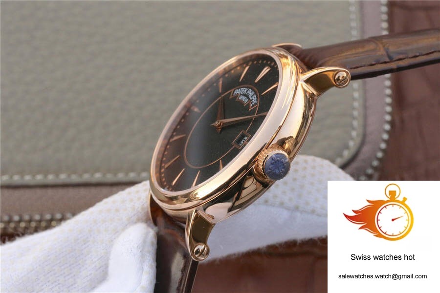 Patek Philippe Calatrava ZF Factory Rose Gold Black Dial 6 Patek Philippe Calatrava ZF Factory Rose Gold Black Dial 6