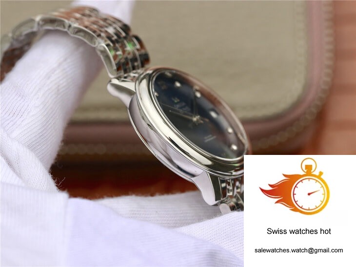 Omega De Ville 424.10.33.20.53.001 MKS Factory Diamond Blue Dial 6 Omega De Ville 424.10.33.20.53.001 MKS Factory Diamond Blue Dial 6