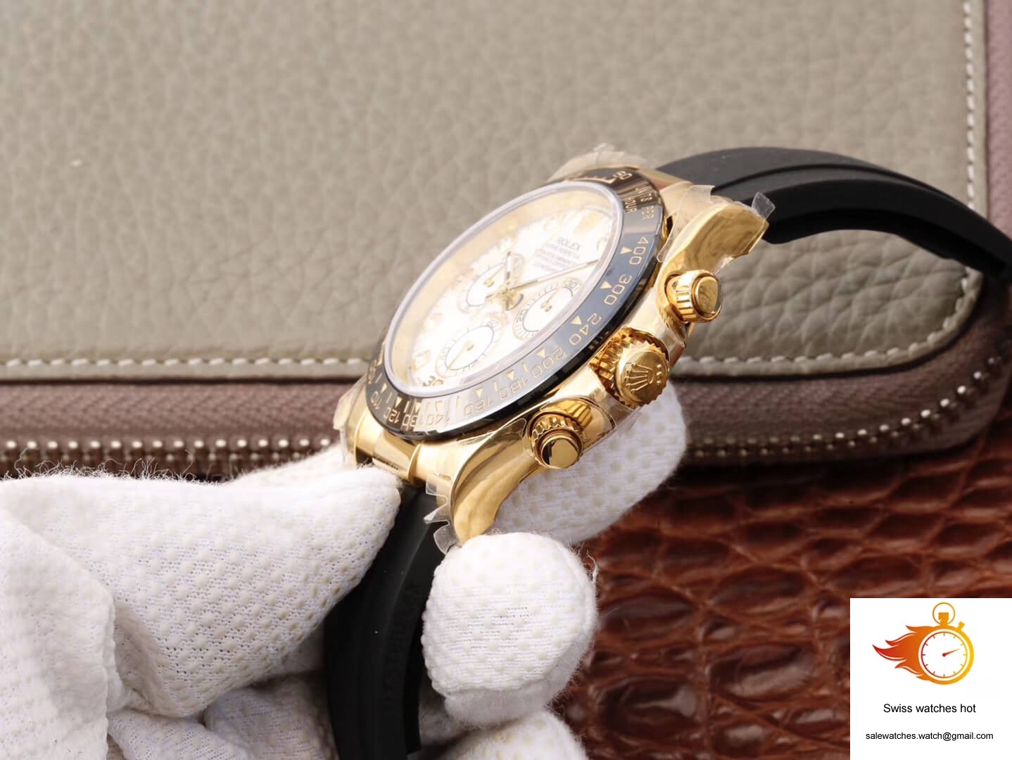 Rolex Daytona Cosmograph M116518ln-0037 JH Factory V6 Diamond Dial 6 Rolex Daytona Cosmograph M116518ln-0037 JH Factory V6 Diamond Dial 6