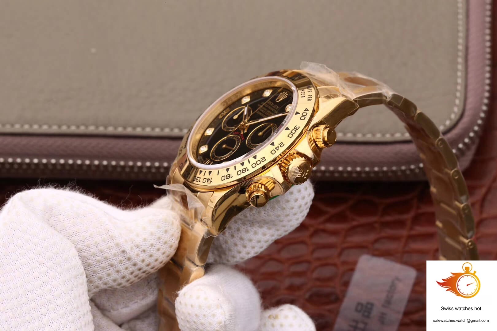 Rolex Daytona Cosmograph M116508-0008 JH Factory Diamonds Black Dial 6 Rolex Daytona Cosmograph M116508-0008 JH Factory Diamonds Black Dial 6