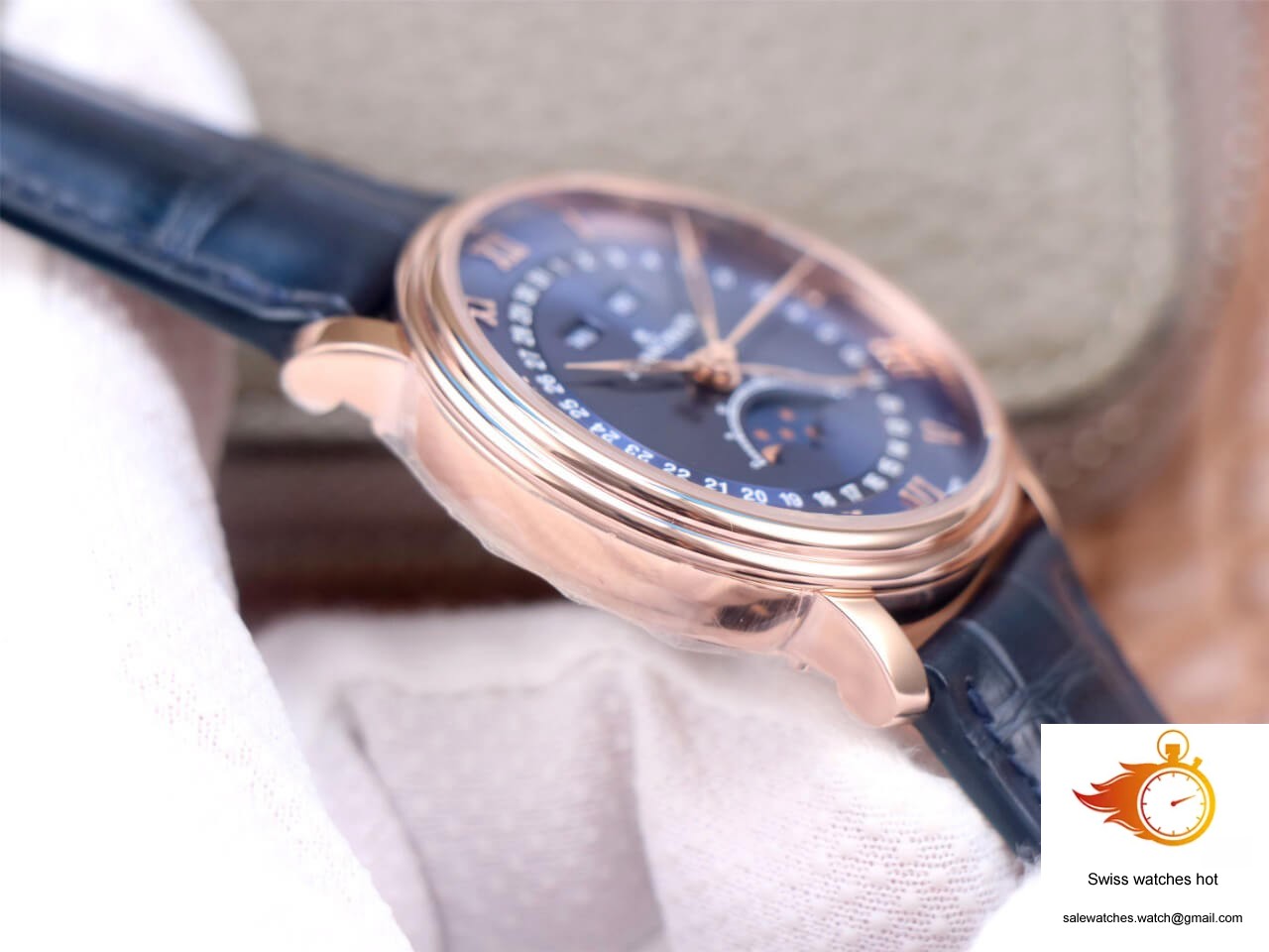 Blancpain Villeret 6654-3640-55 OM Factory V3 Blue Dial 6 Blancpain Villeret 6654-3640-55 OM Factory V3 Blue Dial 6