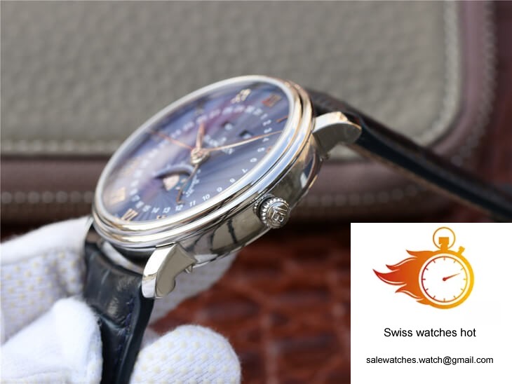 Blancpain Villeret 6654-1529-55B OM Factory V2 Blue Dial 6 Blancpain Villeret 6654-1529-55B OM Factory V2 Blue Dial 6