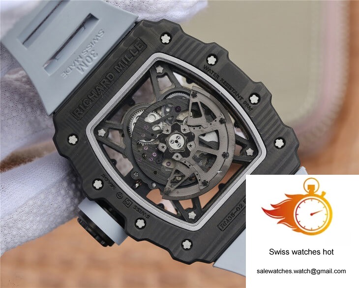 Richard Mille RM-035 KV Factory Black Carbon Fiber 6 Richard Mille RM-035 KV Factory Black Carbon Fiber 6